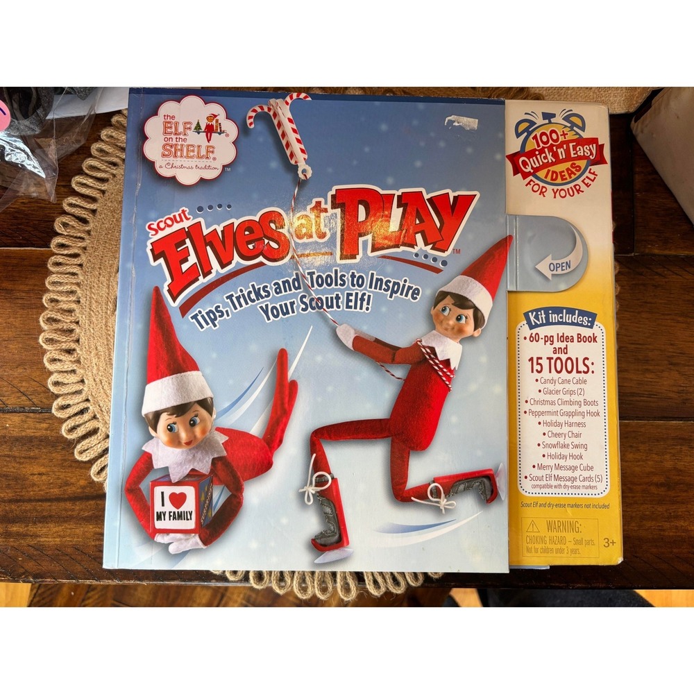 Scout Elves at Play Kit 60‎ Page Idea Book 15 Tools Elf on Shelf Christmas